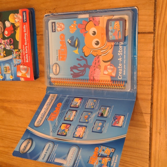 New in Box 2Set  VTech Disney Create-A-Story Packs, "Finding Nemo/ MM Clubhouse" - Picture 4 of 5